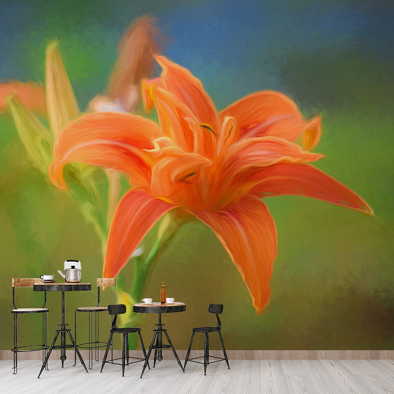 Beautiful Blossom Flower Home Decoration Wall Mural ,Washable Wallpaper for Interior Wall