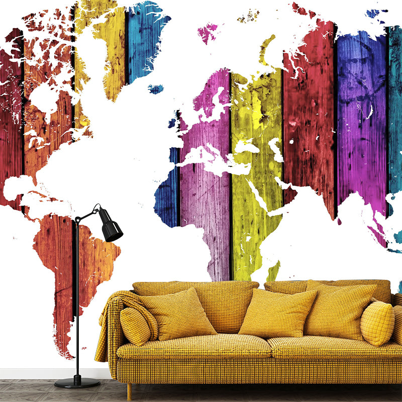 Continental Map Wall Murals Multiple Sizes Available Wall Covering for Bedroom