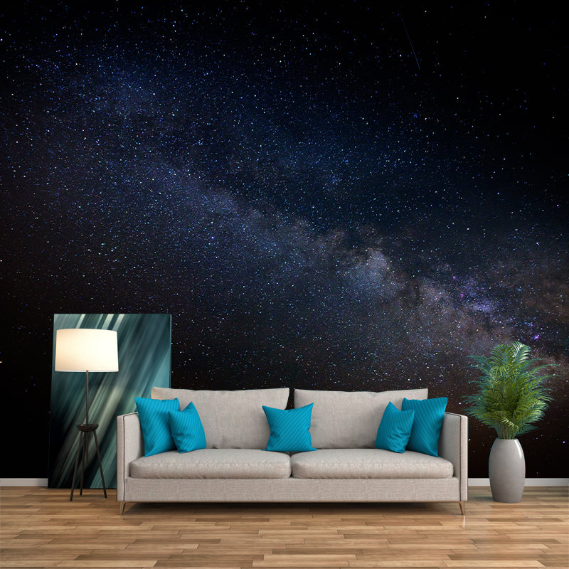 Dark Universe Wall Mural Modern Starry Sky Bedroom Living Room Wall Covering