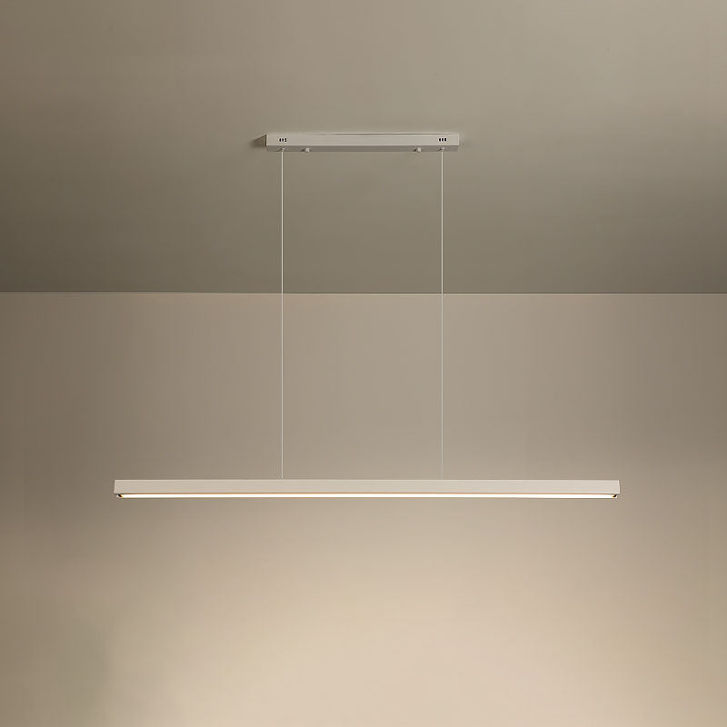 Luci a sospensione moderna contemporanea per l'illuminazione dell'isola lineare dell'isola della cucina