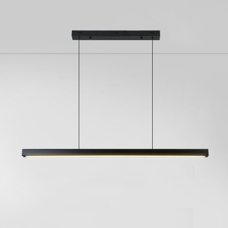 Luci a sospensione moderna contemporanea per l'illuminazione dell'isola lineare dell'isola della cucina