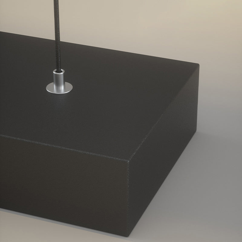 Moderna lampada appesa a sospensione a pendente a led lineare creativa con ombra acrilica