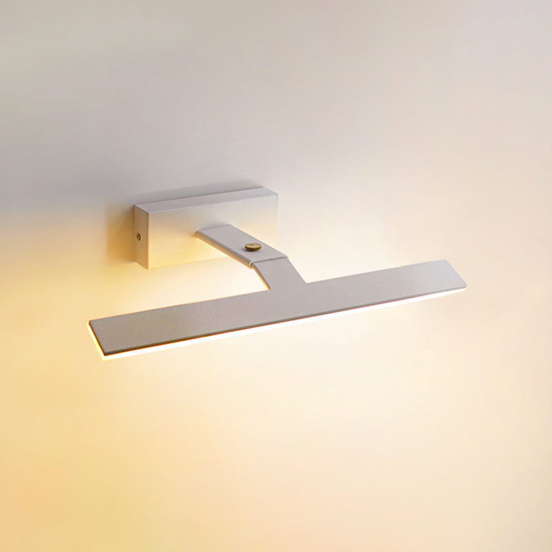 Moderne minimalistische LED -wandlamp Aluminium lineair verstelbaar wandlicht met acrylschaduw