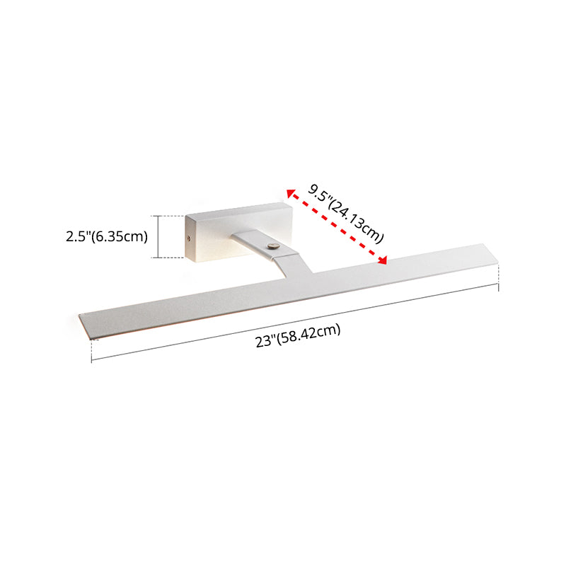 Moderne minimalistische LED -wandlamp Aluminium lineair verstelbaar wandlicht met acrylschaduw