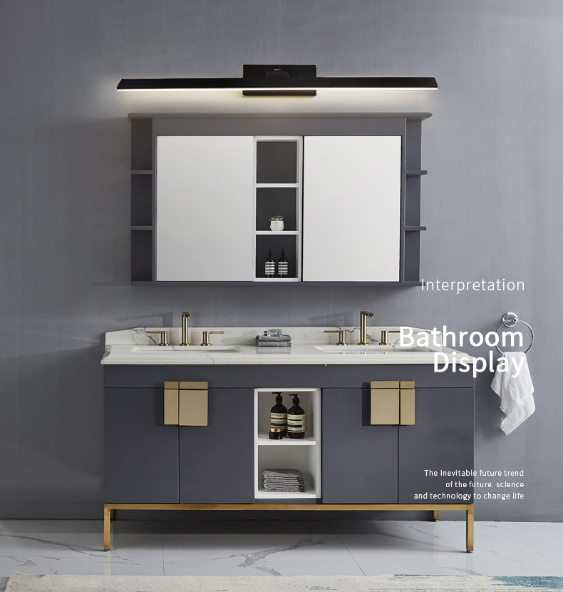 Moderne minimalistische LED -wandlamp Aluminium lineair verstelbaar wandlicht met acrylschaduw