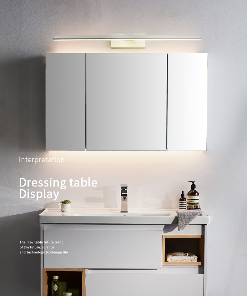 Moderne minimalistische LED -wandlamp Aluminium lineair verstelbaar wandlicht met acrylschaduw