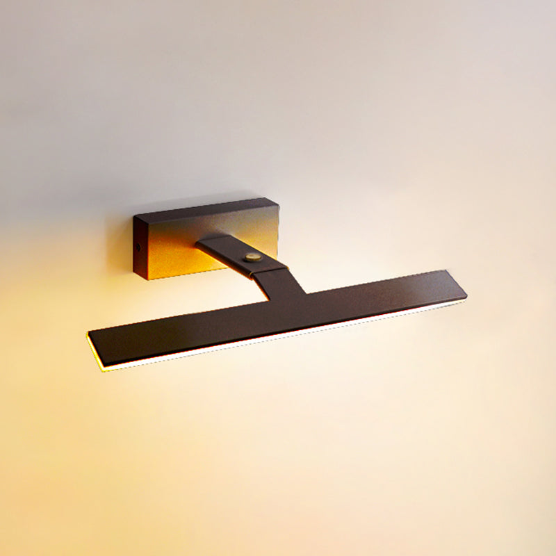 Moderne minimalistische LED -wandlamp Aluminium lineair verstelbaar wandlicht met acrylschaduw