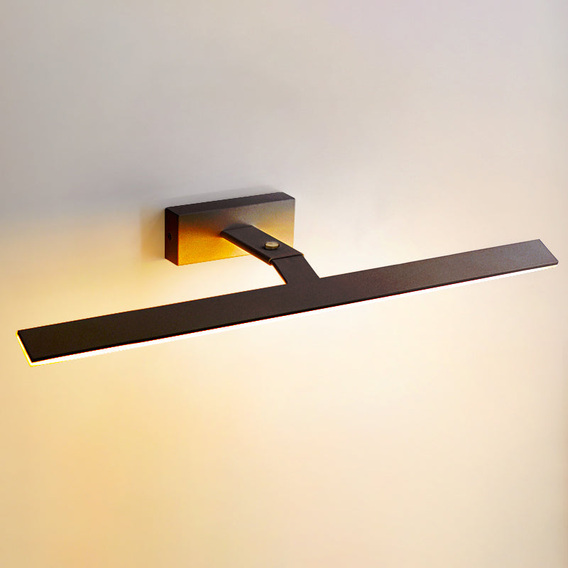 Moderne minimalistische LED -wandlamp Aluminium lineair verstelbaar wandlicht met acrylschaduw