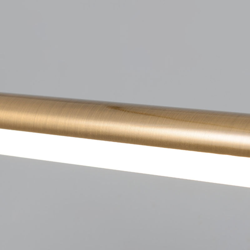 Brass LED Wall Lamp in Traditional Classic Style Electroplate Iron Wall Light with Acrylic Shade