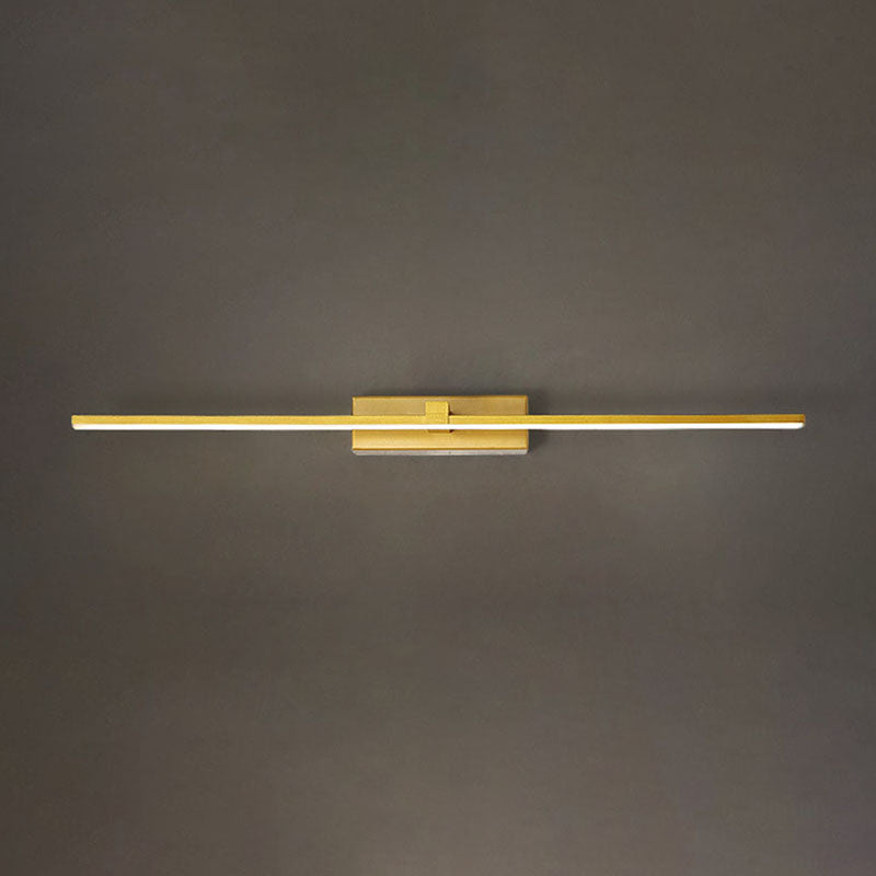 Moderne minimalistische lineare LED -Wandlampenmeldeslampe mit Acrylschatten