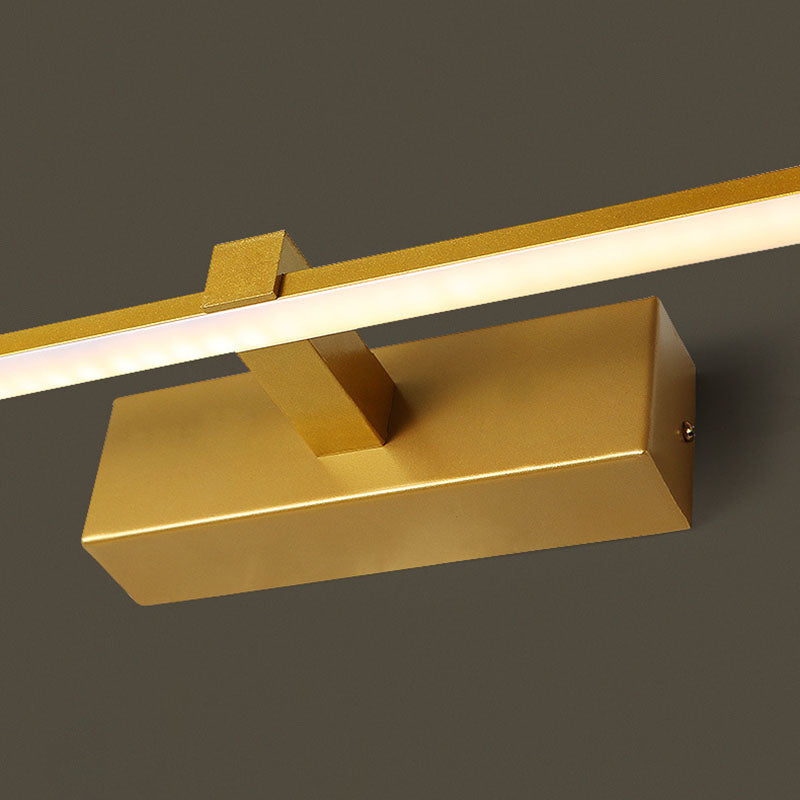 Moderne minimalistische lineare LED -Wandlampenmeldeslampe mit Acrylschatten