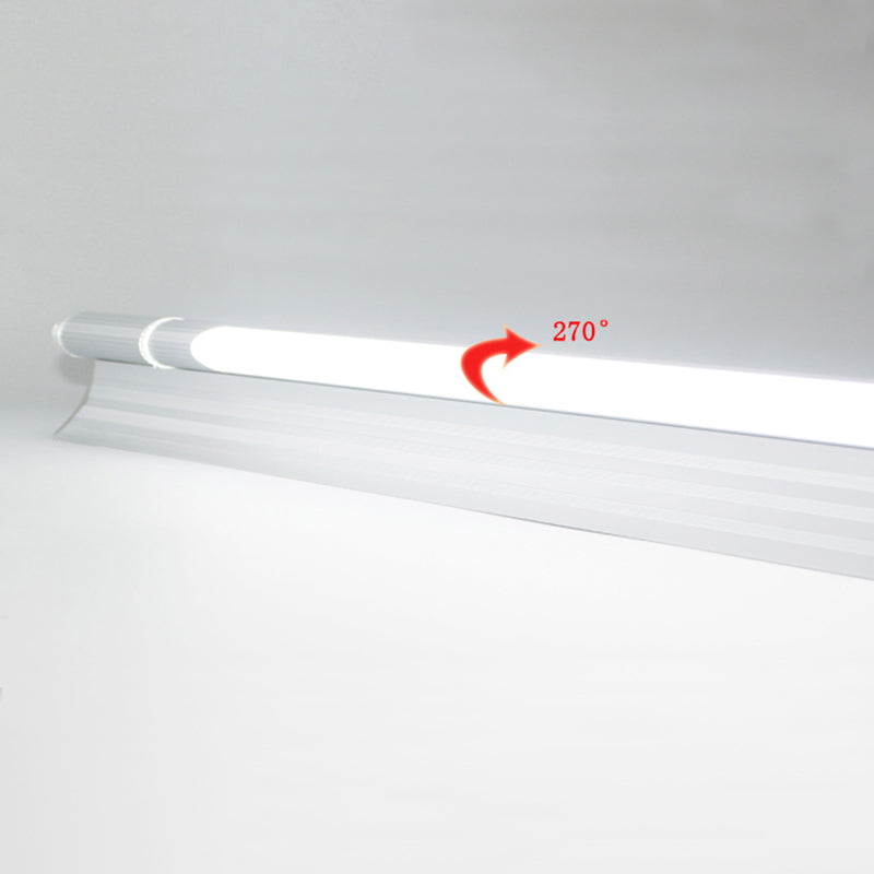 Lampe murale en aluminium argenté lampe à la vanité contemporaine des appliques lumineuses pour la salle de bain