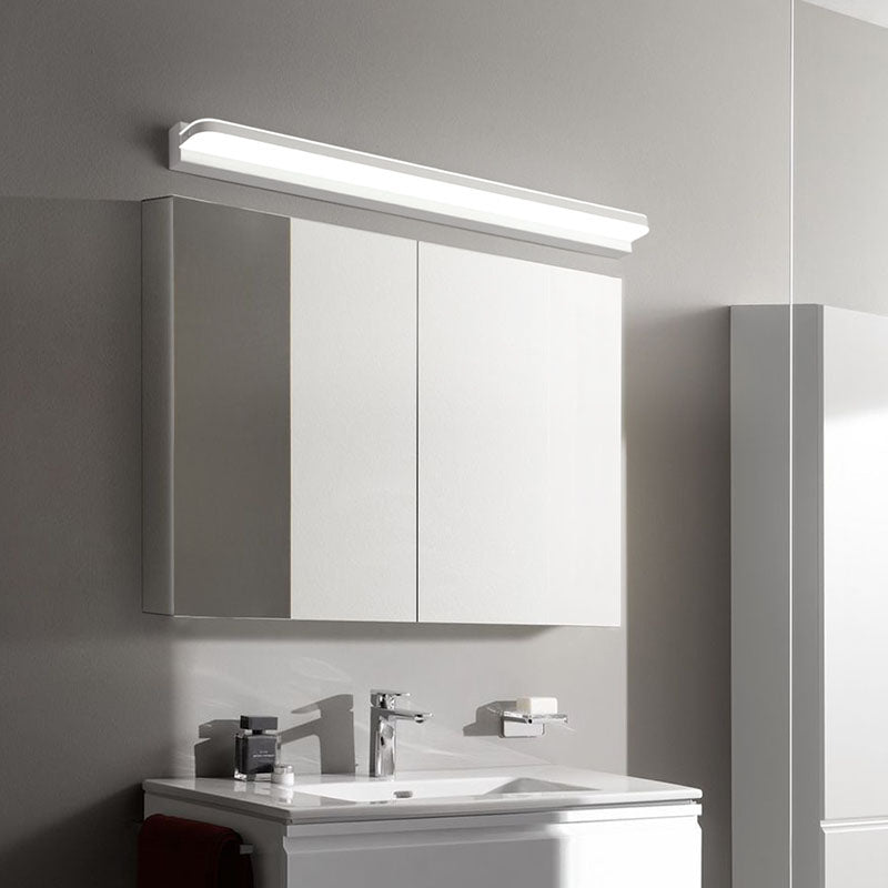 Contemporary Linear Wall Mounted Light Fixture 1-Light Sconce Light for Bathroom