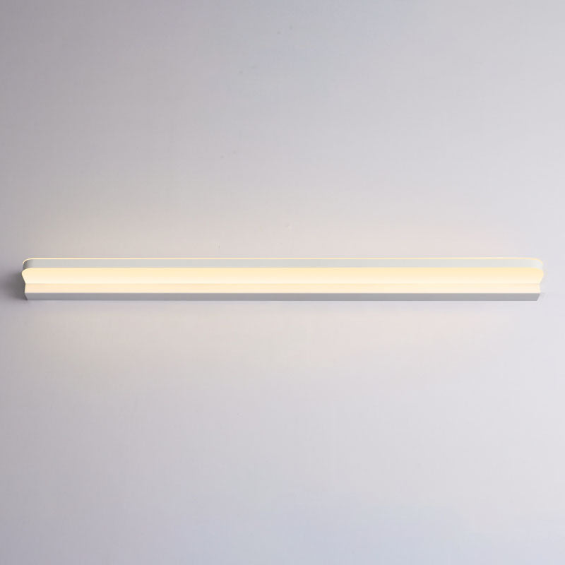 Contemporary Linear Wall Mounted Light Fixture 1-Light Sconce Light for Bathroom