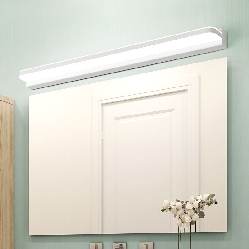 Contemporary Linear Wall Mounted Light Fixture 1-Light Sconce Light for Bathroom