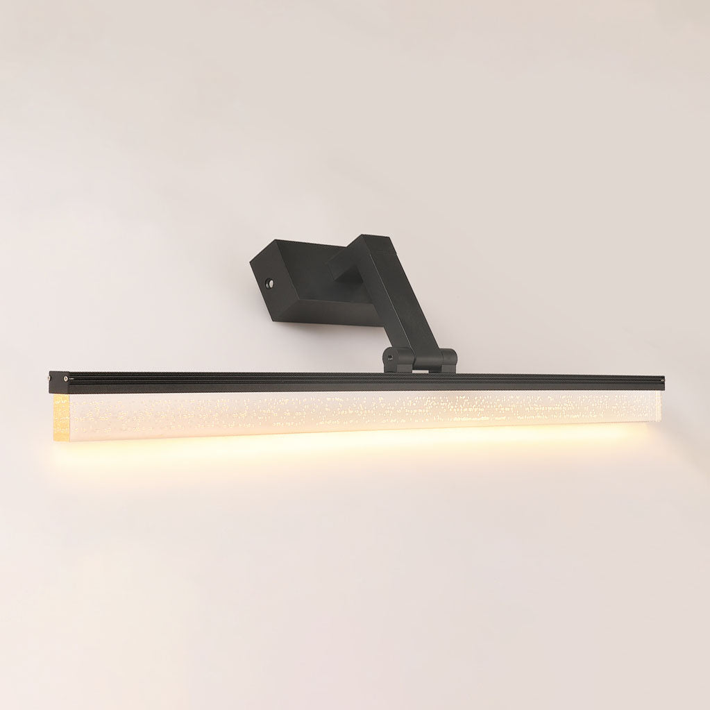 Linear Metal 1-Light Vanity Wall Sconce Contemporary Wall Mounted Lamp for Bathroom