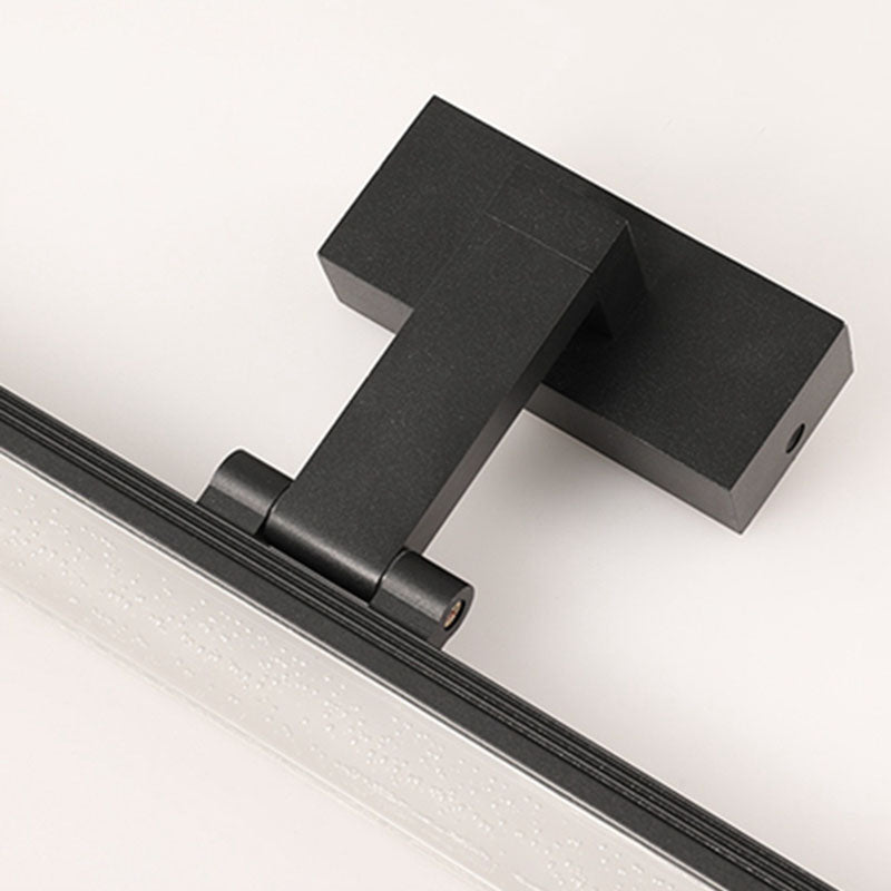 Linear Metal 1-Light Vanity Wall Sconce Contemporary Wall Mounted Lamp for Bathroom