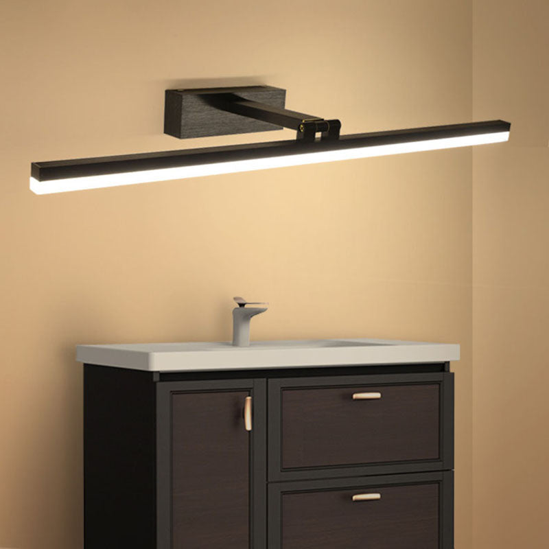 Acrylic Linear Wall Lamp Sconce Minimalism Sconce Light Fixture for Bathroom