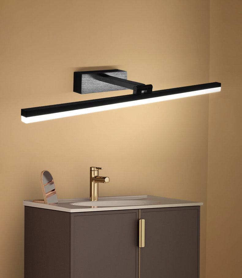 Acrylique linéaire de lampe murale applique minimalisme minimalisme luminaire luminaire pour la salle de bain