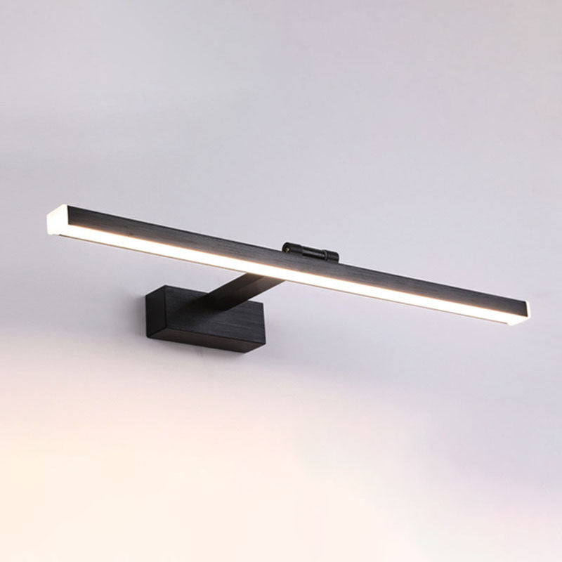 Moderne lineare Waschtischleuchten Acryl 1-Licht-Wandbeleuchtung für Badezimmer