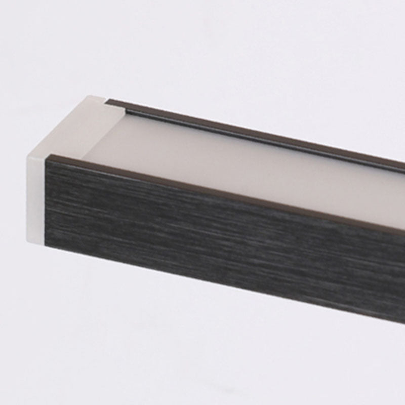 Moderne lineare Waschtischleuchten Acryl 1-Licht-Wandbeleuchtung für Badezimmer