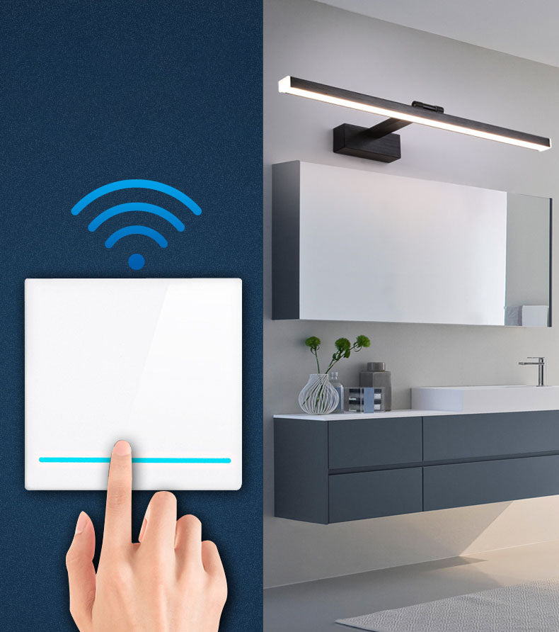 Moderne lineare Waschtischleuchten Acryl 1-Licht-Wandbeleuchtung für Badezimmer