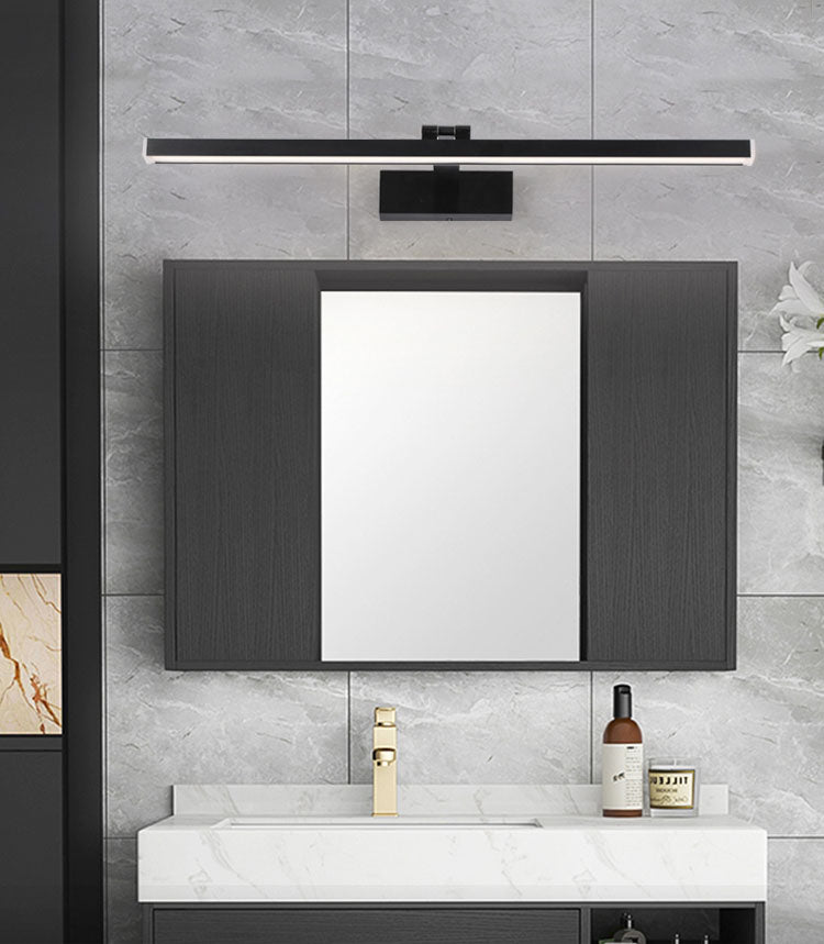 Moderne lineare Waschtischleuchten Acryl 1-Licht-Wandbeleuchtung für Badezimmer