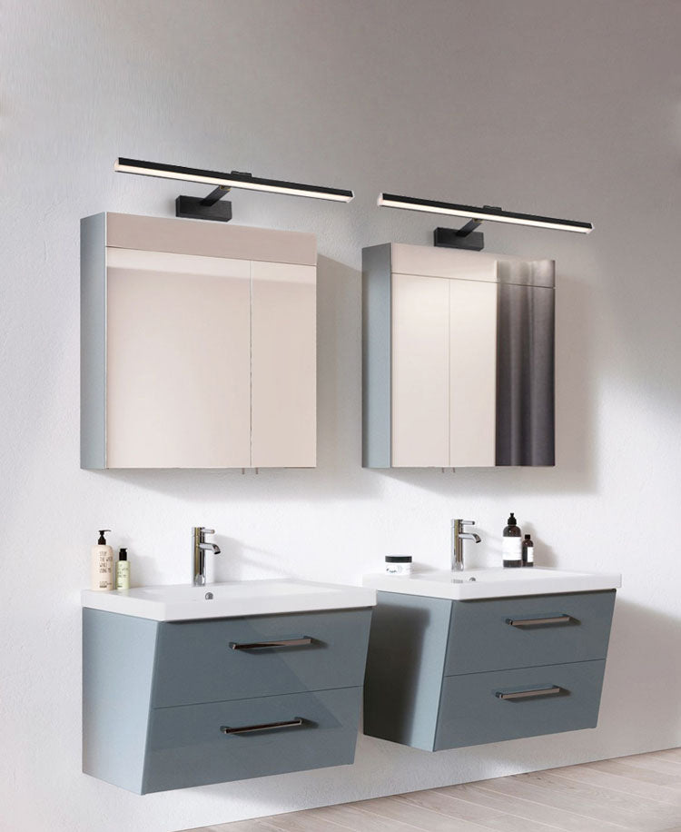 Moderne lineare Waschtischleuchten Acryl 1-Licht-Wandbeleuchtung für Badezimmer