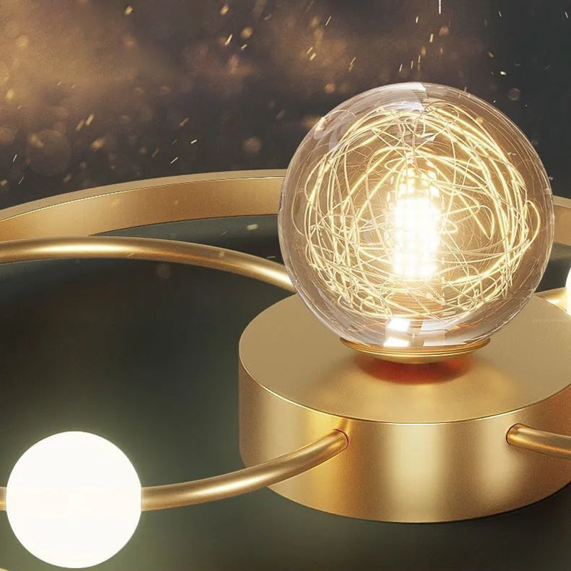 Luminaires de plafond encastrés modernes en acrylique, cercle encastré pour chambre à coucher