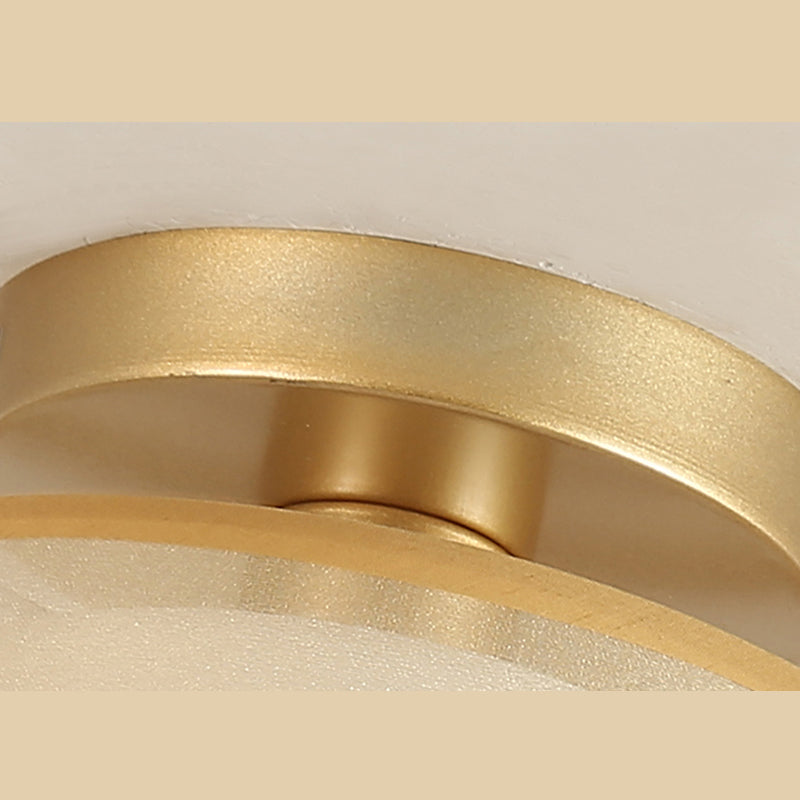 Lámparas de techo de estilo tradicional geometría de tejido blanco semiincrustado lámparas de techo de techo