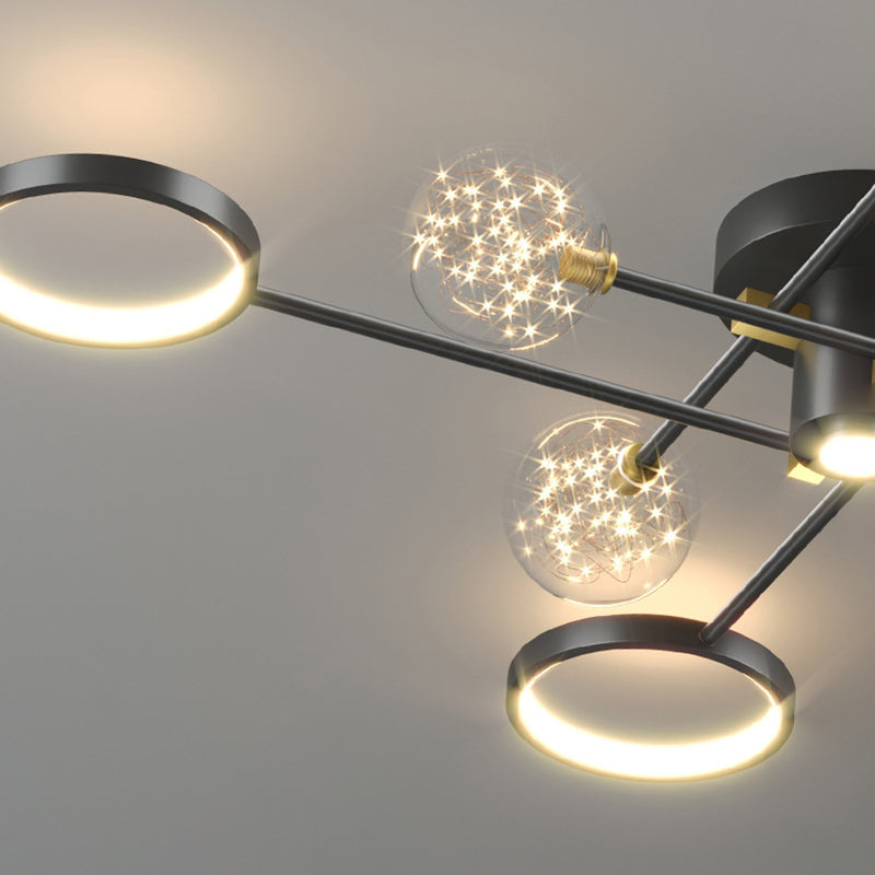 Spoetnik metalen halfverzonken plafondlamp Minimalistische stijl LED halfverzonken montageverlichting