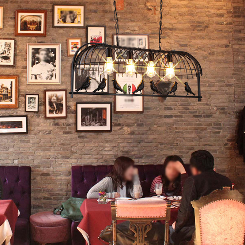 Affermati a sospensione regolabile Isola lampadario Afide di illuminazione in metallo industriale