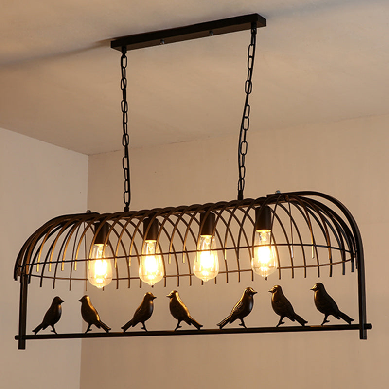 Affermati a sospensione regolabile Isola lampadario Afide di illuminazione in metallo industriale