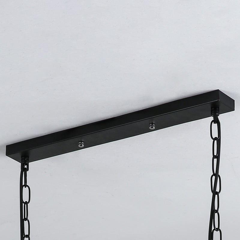 Affermati a sospensione regolabile Isola lampadario Afide di illuminazione in metallo industriale