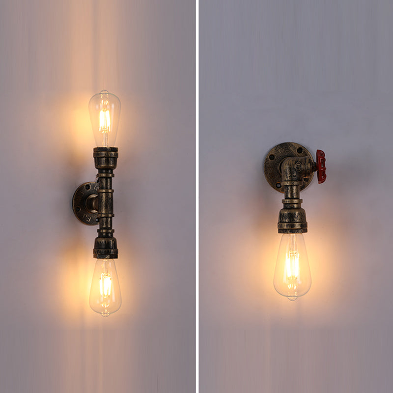 Rohrwand montierte Leuchte Industrie -Metallwandleuchten für das Restaurant