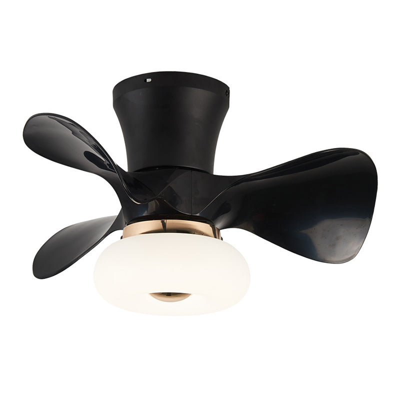 Macaron Round Hanging ventilador acrílico para niños acrílico dormitorio led semi rasgador de rubor