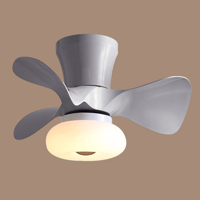 Macaron Round Hanging ventilador acrílico para niños acrílico dormitorio led semi rasgador de rubor