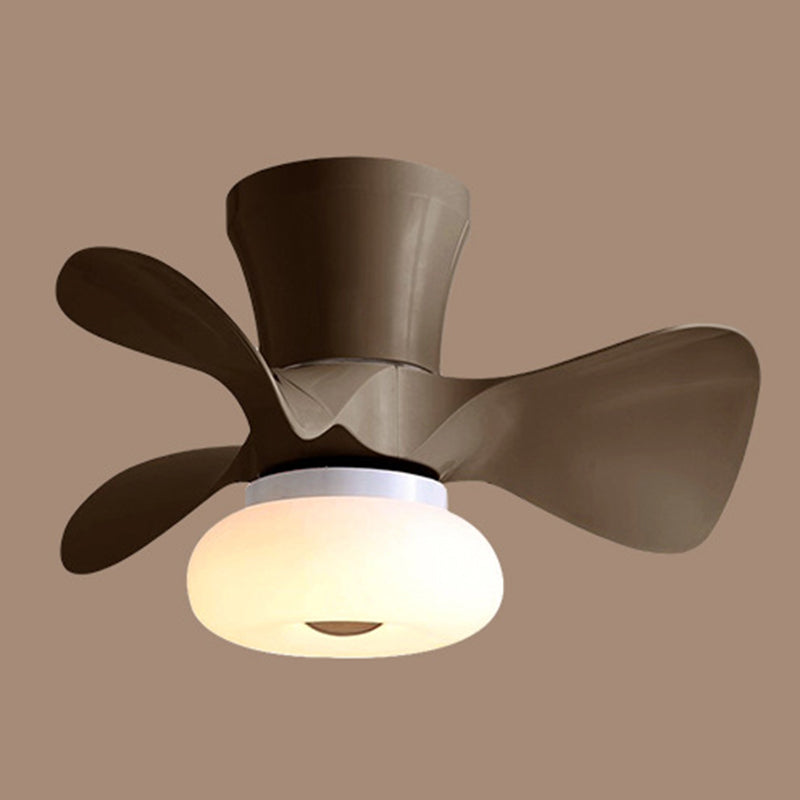 Macaron Round Hanging ventilador acrílico para niños acrílico dormitorio led semi rasgador de rubor