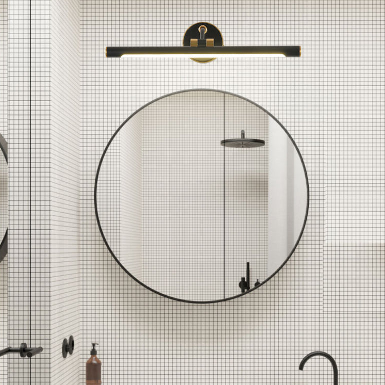 Luce contemporanea a parete a 1 luci a 1 luci a parete a parete lineare montata per il bagno