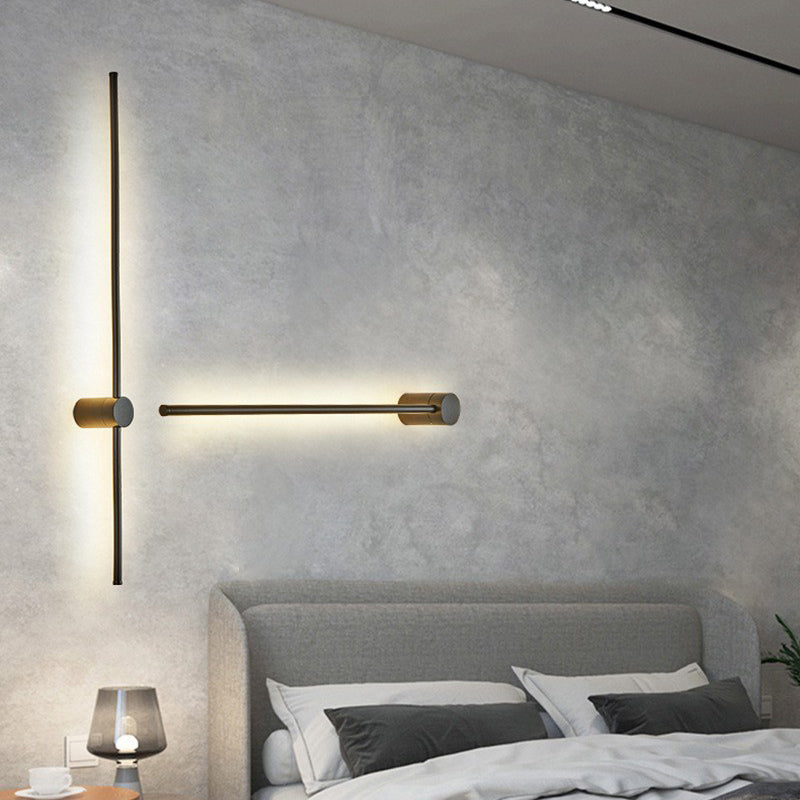 Ideas lineales de iluminación de pared de aluminio LED LED LED LED LED LACE 1 Light para dormitorio