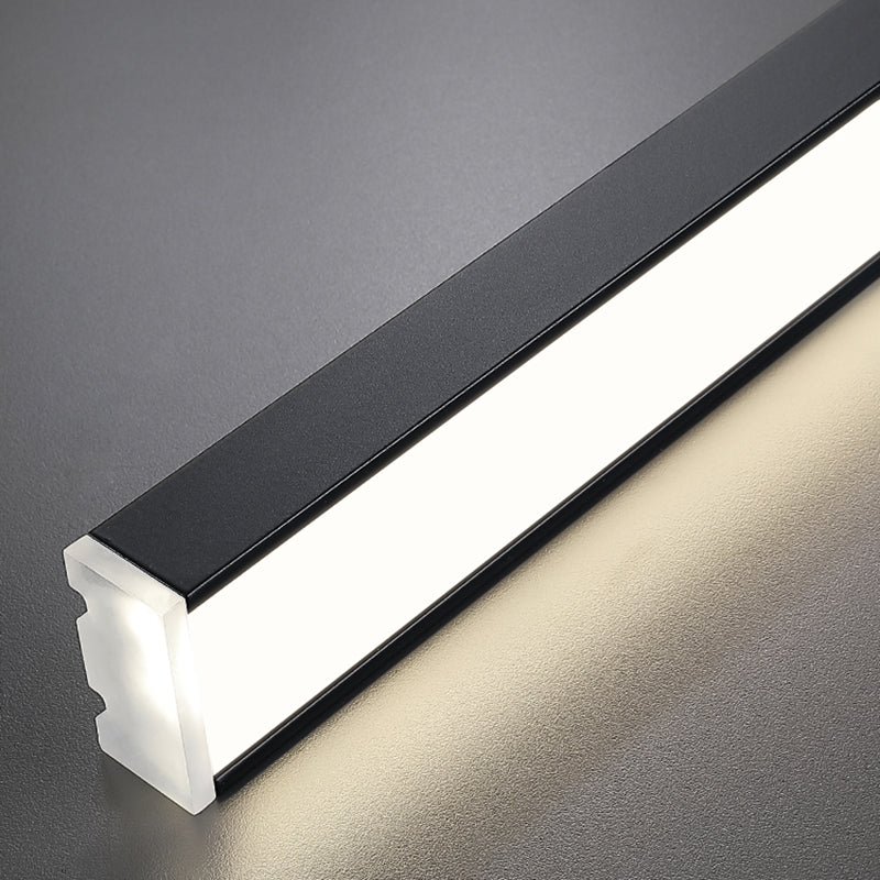 Linea de iluminación de la isla lineal colgante lineal lsland iluminación de la isla colgante luces en metal