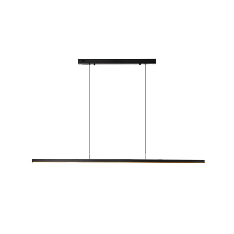 Linea de iluminación de la isla lineal colgante lineal lsland iluminación de la isla colgante luces en metal