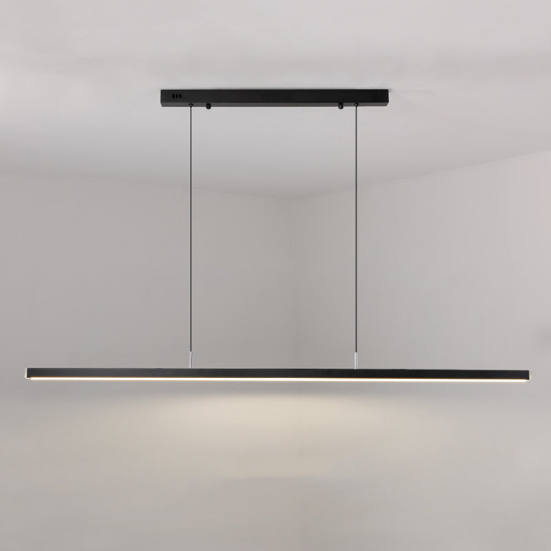 Linea de iluminación de la isla lineal colgante lineal lsland iluminación de la isla colgante luces en metal