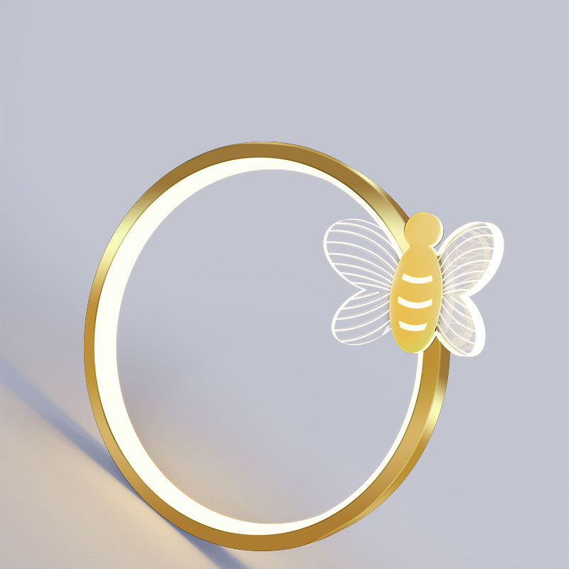 Luz de aluminio colgante colgante de LED creativa moderna Luz lineal de aluminio con sombra acrílica