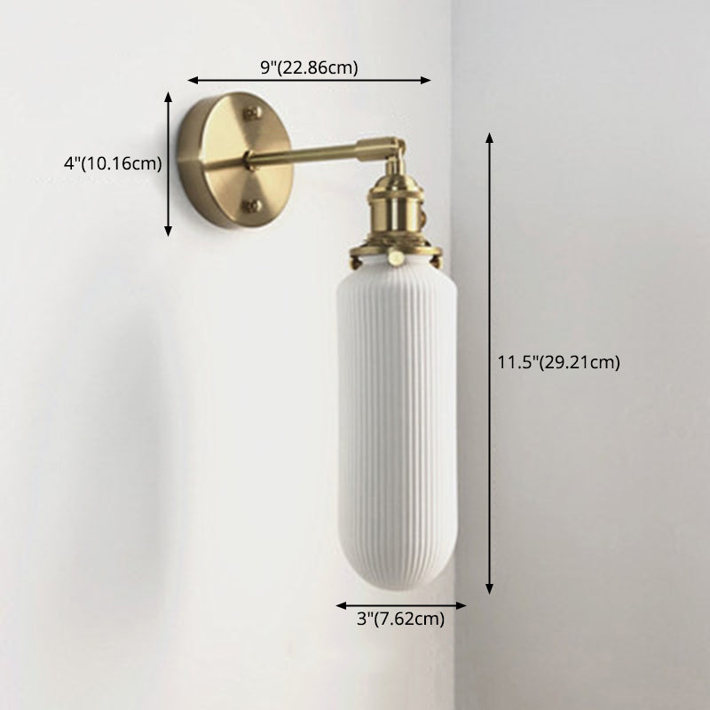 MODERNO SPEPE SPLE SEPILE MIFILINO CILIND ALLO SCONCA IRON 1 PONCES LIGHT in ottone