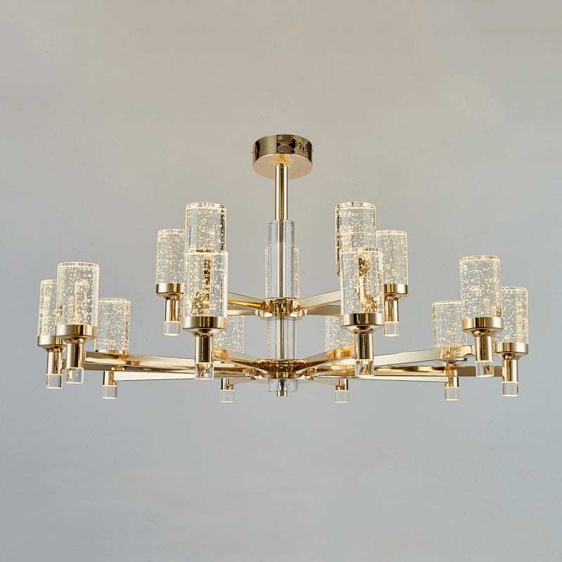 Crystal Contemporary Hanging Light Fixtures Sputnik Ceiling Light for Living Room