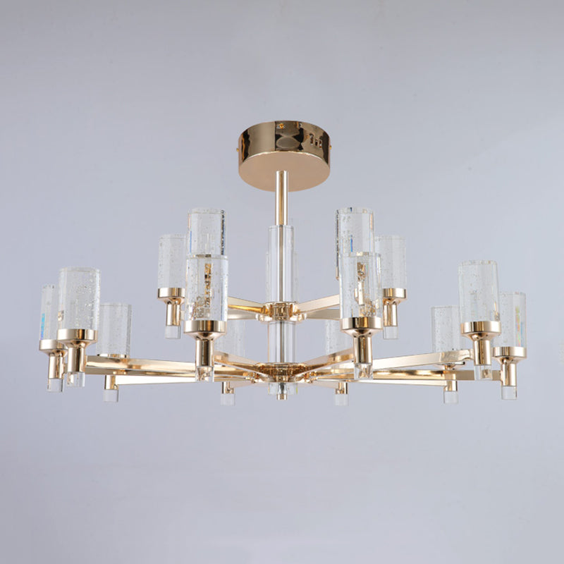 Crystal Contemporary Hanging Light Fixtures Sputnik Ceiling Light for Living Room