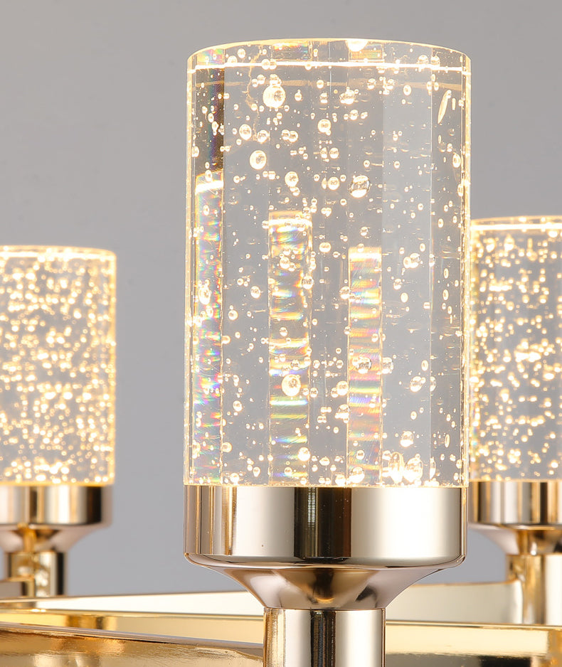 Crystal Contemporary Hanging Light Fixtures Sputnik Ceiling Light for Living Room