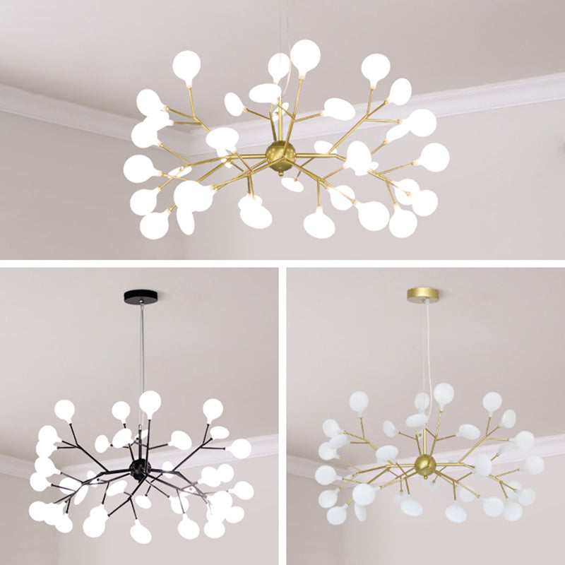 Branching Chandelier Light Fixture Modern Designer Acrylic Pendant Lighting for Restaurant