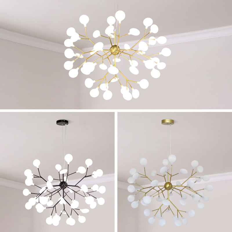 Branching Chandelier Light Fixture Modern Designer Acrylic Pendant Lighting for Restaurant